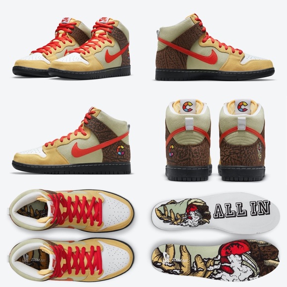 Nike SB Dunk High ISO Orange Label Kebab & Destroy - Picture 13 of 13